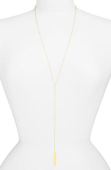 Women's Jane Basch Designs Personalized Bar Y-necklace