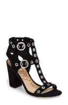 Women's Sam Edelman Eyda Studded Cage Sandal M - Black