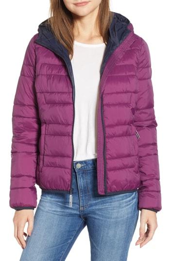 Women's Marc New York Hooded Packable Jacket - Blue