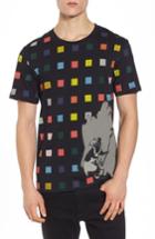 Men's Elevenparis Squares T-shirt - Black