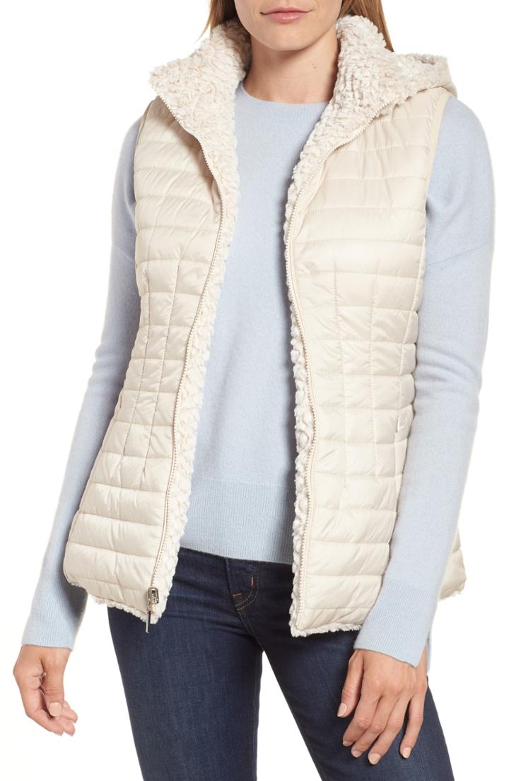 Women's Michael Michael Kors Missy Stretch Packable Down Coat - Blue