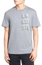 Men's Lacoste 3d Print Logo Graphic T-shirt (m) - Grey
