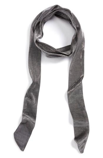 Women's Steve Madden Metallic Skinny Scarf