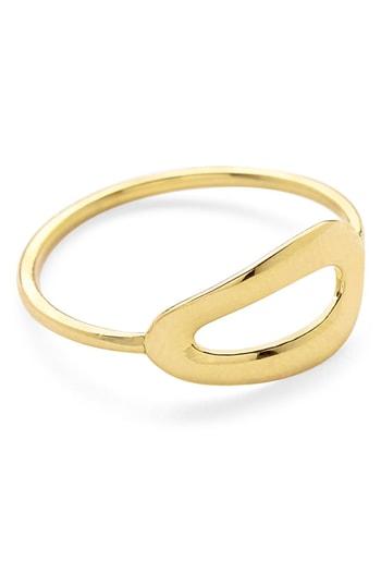 Women's Ippolita Cherish Mini Mid Finger 18k Gold Ring