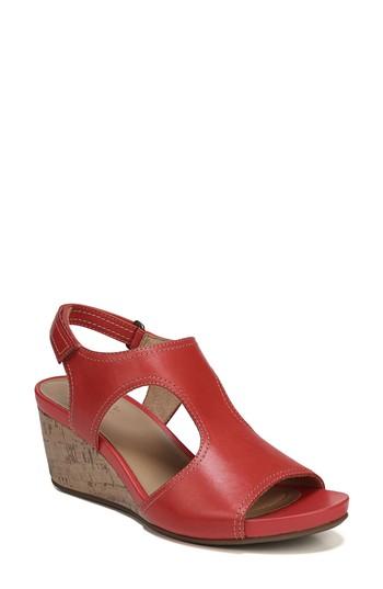 Women's Naturalizer Cinda Wedge Sandal M - Orange