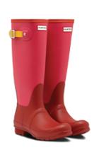 Women's Hunter Original Colorblock Knee High Waterproof Rain Boot M - Red