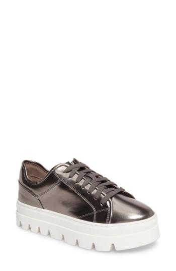Women's Steve Madden Kickstart Platform Sneaker M - Metallic