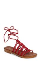 Women's Matisse Origin Lace-up Sandal M - Red