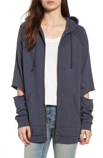 Women's Treasure & Bond Slashed Sleeve Hoodie
