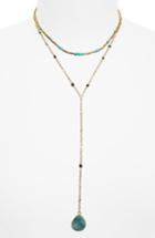 Women's Panacea Drusy Stone Layered Y-necklace