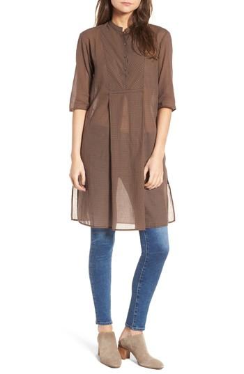 Women's James Perse Check Cotton Tunic