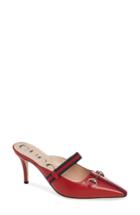 Women's Gucci Emma Horsebit Mule Us / 34eu - Red