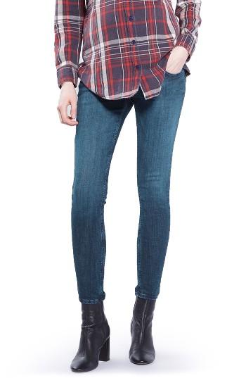 Women's Topshop Jamie Maternity Skinny Jeans X 32 - Blue