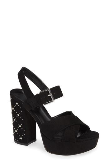 Women's Leith Toni Platform Sandal M - Black