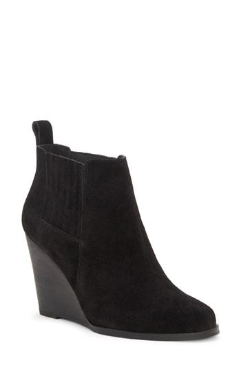 Women's Jessica Simpson Carolyn Wedge Bootie M - Black
