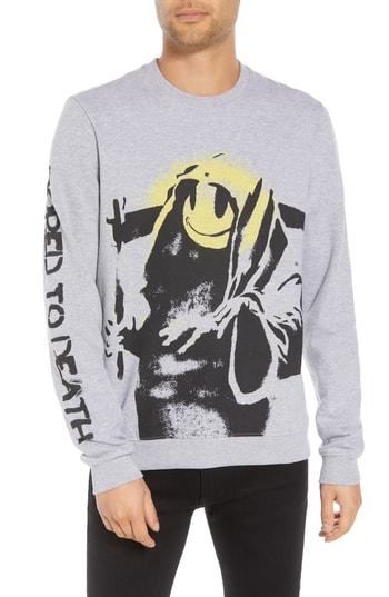 Men's Elevenparis Bored Reaper Sweatshirt - Grey