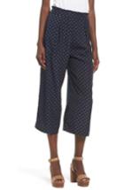 Women's June & Hudson Wide Leg Culottes - Blue