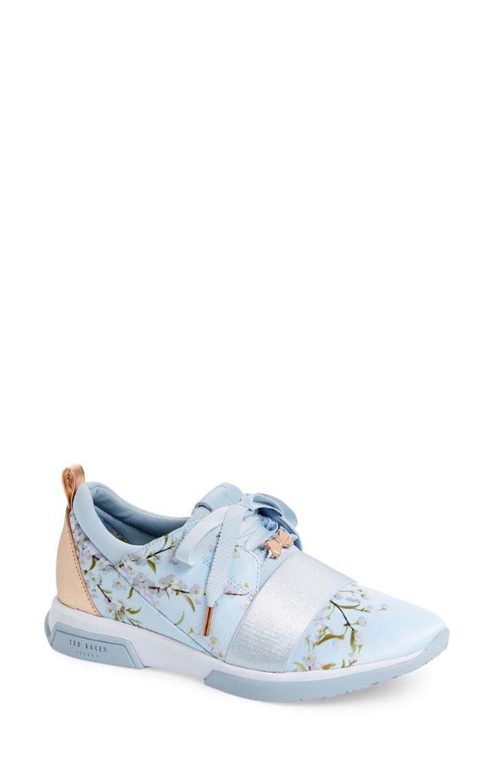 Women's Ted Baker London Cepap Floral Sneaker M - Blue