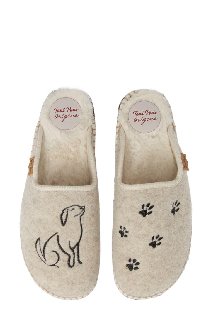 Women's Toni Pons Mysen Faux Fur Lined Espadrille Slipper Us / 35eu - White