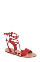 Women's Loeffler Randall Heartla Wraparound Sandal .5 M - Red
