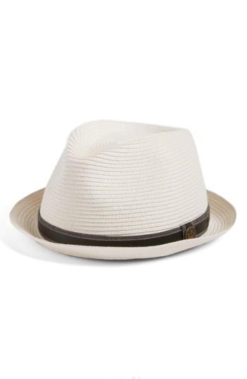Men's Goorin Bros. Relax Straw Fedora - White