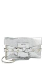 Jimmy Choo Lexi Metallic Leather Clutch -