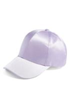 Women's Fantasia Accessories Satin Ball Cap - Purple