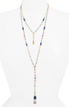 Women's Rebecca Minkoff Luna Double Strand Beaded Necklace