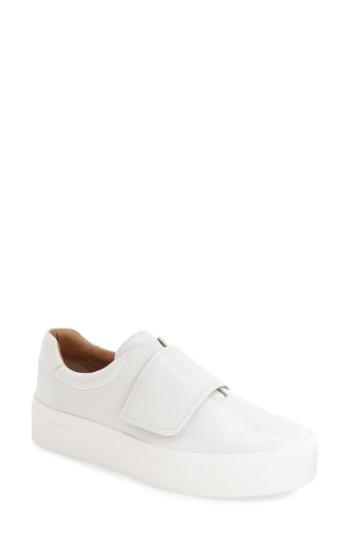 Women's Calvin Klein 'jaiden' Platform Sneaker M - White