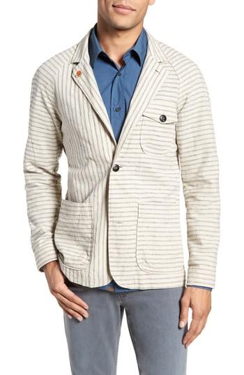 Men's Billy Reid Harrison Linen & Cotton Jacket - Beige