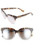 Women's Kate Spade New York Kahli 53mm Cat Eye Sunglasses - Havana Beige