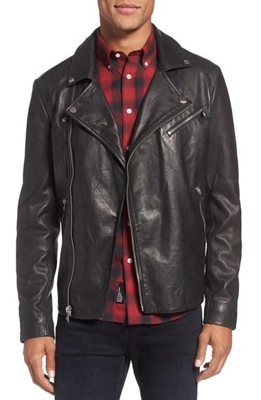 Men's Lamarque Leather Biker Jacket