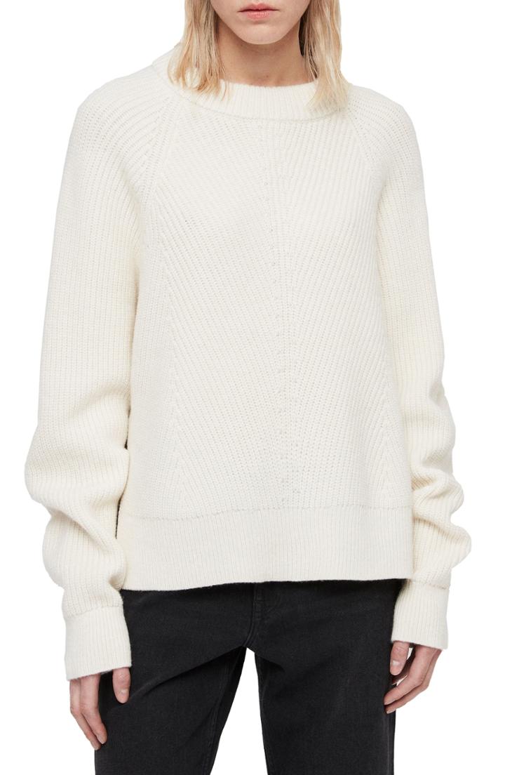Women's Allsaints Sylvie Sweater - White
