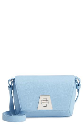 Akris Little Anouk Calfskin Crossbody Bag - Blue