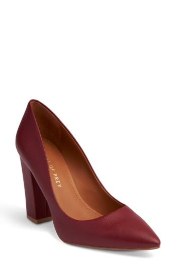 Women's Shoes Of Prey Block Heel Pump .5 B - Red