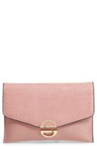 Topshop Candice Studded Faux Leather Clutch -