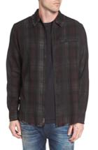 Men's True Religion Brand Jeans Coated Punk Woven Shirt, Size - Red