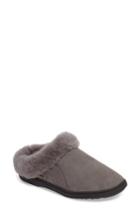 Women's Acorn 'ewe Collar' Genuine Sheepskin Mule Slipper M - Grey