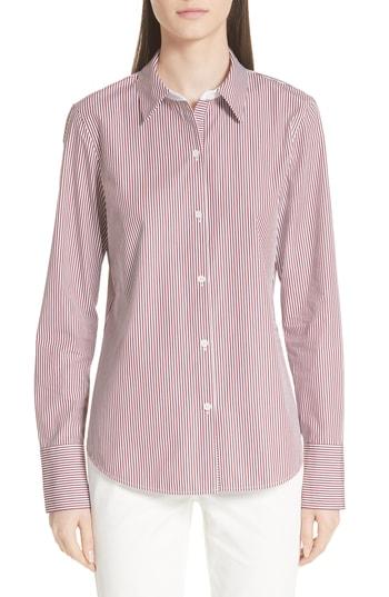 Women's Lafayette 148 New York Linley Stretch Cotton Shirt