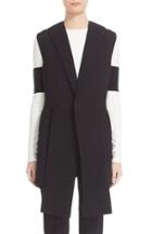 Women's Narciso Rodriguez Long Wool Pique Vest
