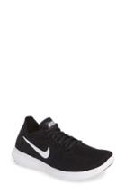 Women's Nike Free Run Flyknit 2 Running Shoe M - Black
