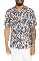 Men's Theory Daze P Regular Fit Short Sleeve Sport Shirt - Yellow