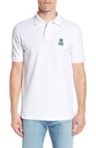 Men's Psycho Bunny Alto Embroidered Pique Polo (xs) - White