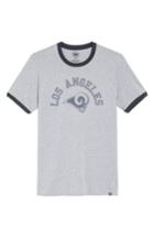 Men's '47 Los Angeles Rams Ringer T-shirt - Grey