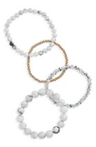 Women's Panacea 4-piece Stone Bracelet Set