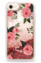 Casetify Pink Glitter Flowers Iphone 7/8 & 7/8 Case - Pink