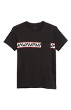 Men's Rvca Bruce Pocket T-shirt, Size - Black