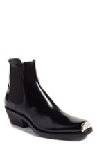 Women's Calvin Klein 205w39nyc Claire Western Chelsea Boot .5 Eu - Black