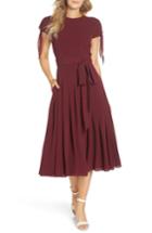 Women's Gal Meets Glam Collection Bette Pleated Midi Dress - Pink