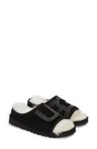 Women's Ugg Logo Stud Slide Slipper M - Black